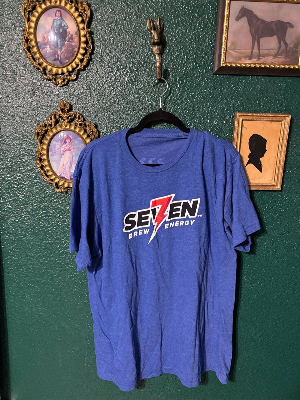 7 Brew Blue Shirt Sz XXL